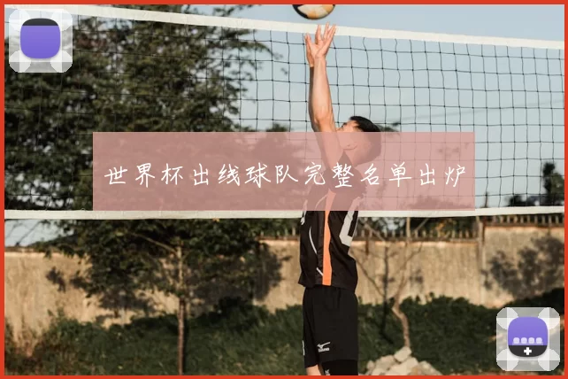 世界杯出线球队完整名单出炉