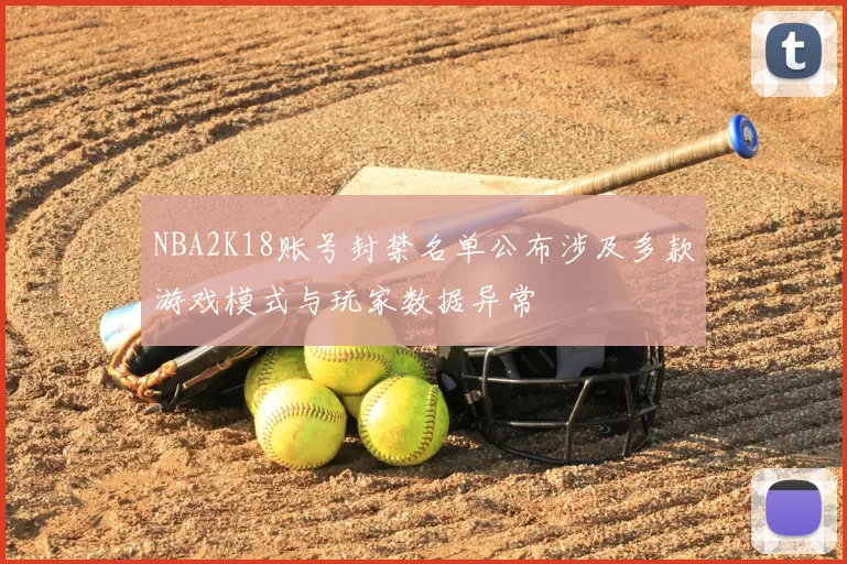 NBA2K18账号封禁名单公布涉及多款游戏模式与玩家数据异常