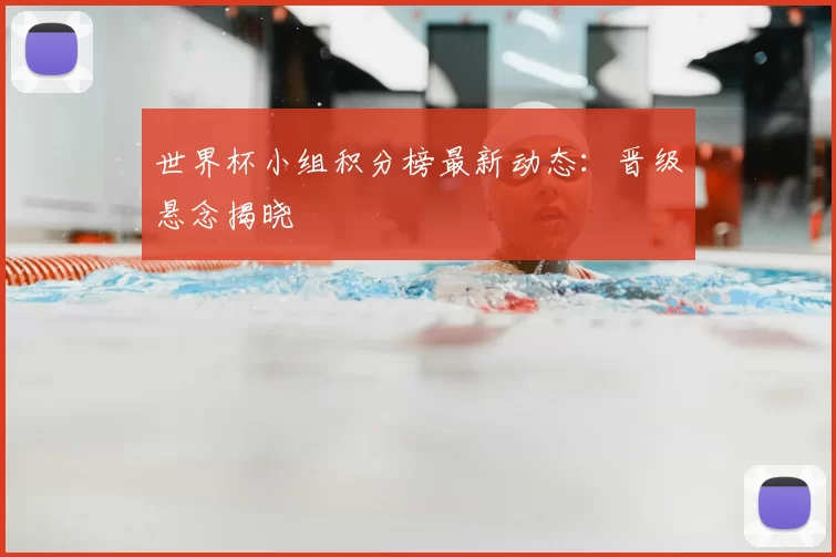 世界杯小组积分榜最新动态:晋级悬念揭晓