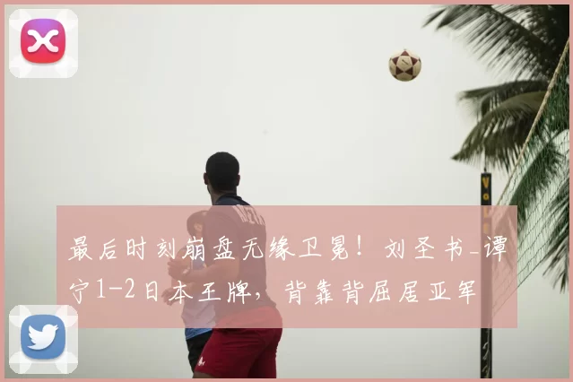 最后时刻崩盘无缘卫冕!刘圣书_谭宁1-2日本王牌,背靠背屈居亚军