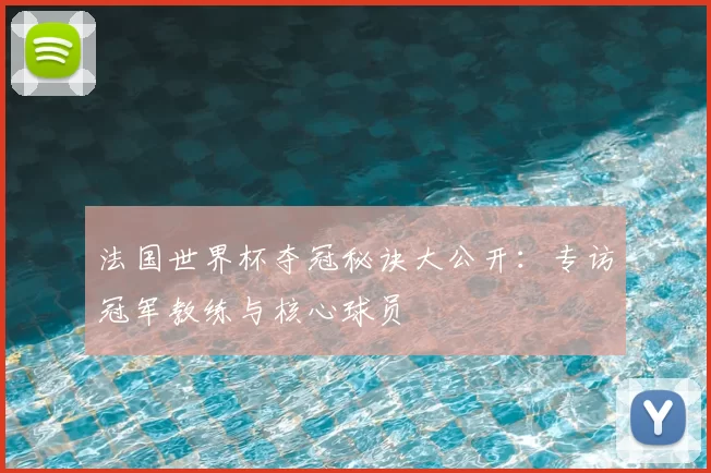 法国世界杯夺冠秘诀大公开:专访冠军教练与核心球员